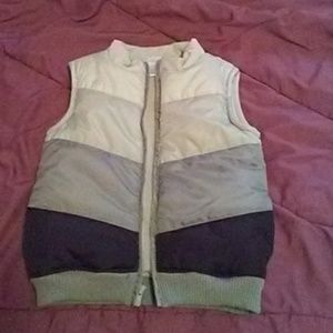 Kids grey winter vest new